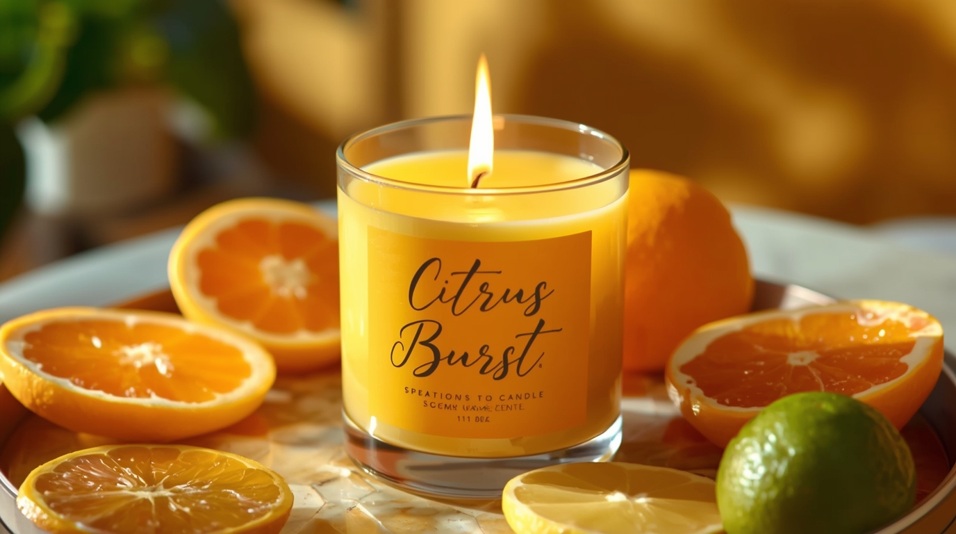 Vefglix Citrus Burst Candle