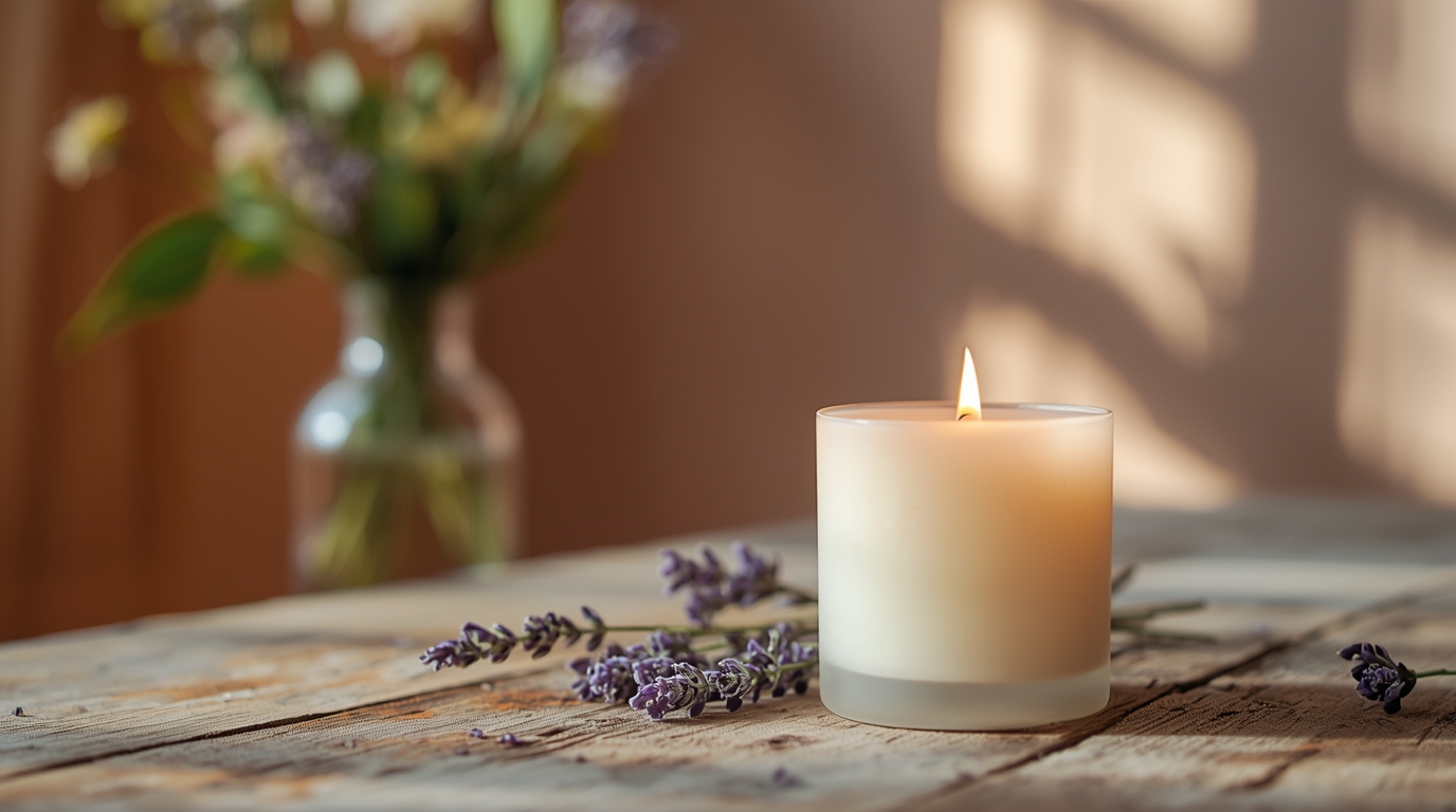 Vefglix Lavender Scented Candle